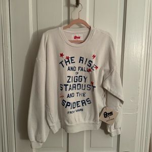 NEW WITH TAGS MOTHER X BOWIE SWEATSHIRT